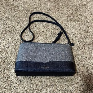 Kate Spade blue sparkle crossbody
